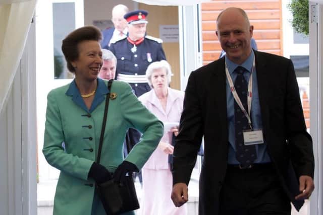 Steve Gelder with HRH The Princess Royal