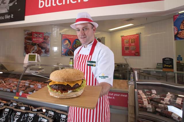 Morrisons has launched a 1lb burger.