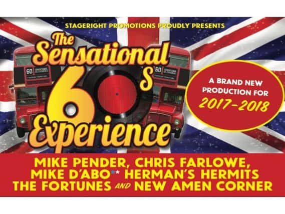 The Sensational 60s Experience on a 67 date UK tour