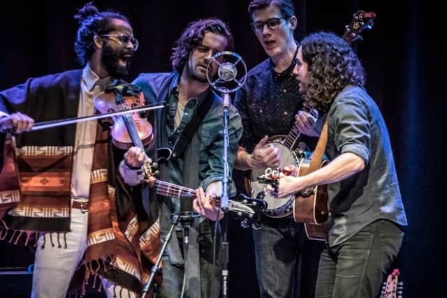 Indie-folk band Darlingside in action. Picture: Jesse Barnett.