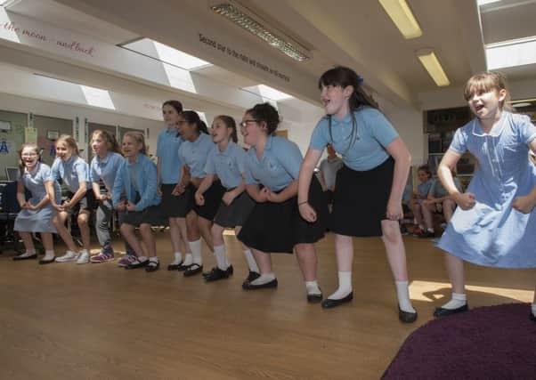 Pupils at St Anne's CofE Primary School took part in a 'Play in a Day' experience with Konflux Theatre