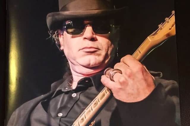 Russell 'Hitman' Alexander, leader of The Hitman Blues Band.