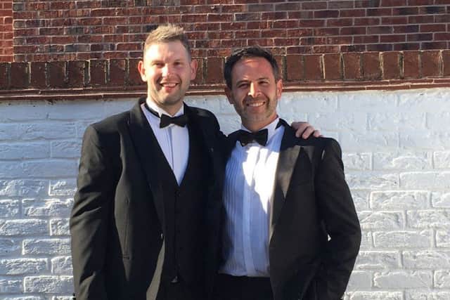 Paul Verrico (right) and friend at Team Verrico ball