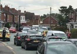 Police in Gateford Road, Worksop