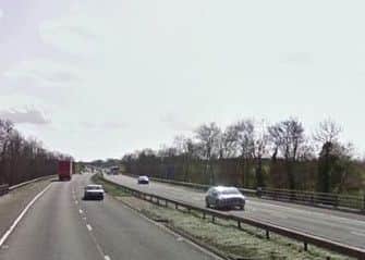 The incident happened on the A1 at Blyth.