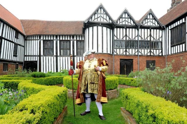King Henry VIII visits Gainsborough Old Hall on Sunday June 11.