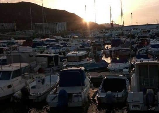 The marina at Puerto Rico