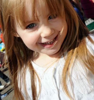 Gainsborough Beach Party.Hollie-Mai Hillback, 2, is all smiles as she arrives at the beach.