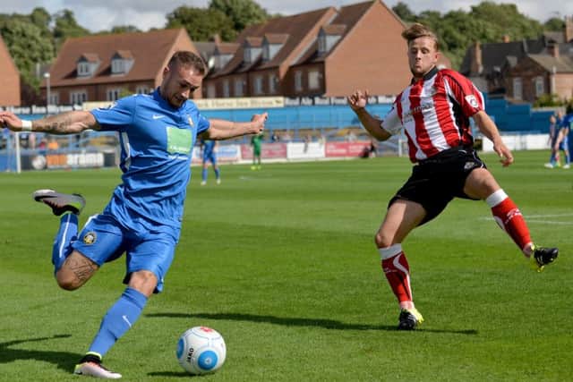 Gainsborough Trinity's Ashley Worsfold opened the scoring.