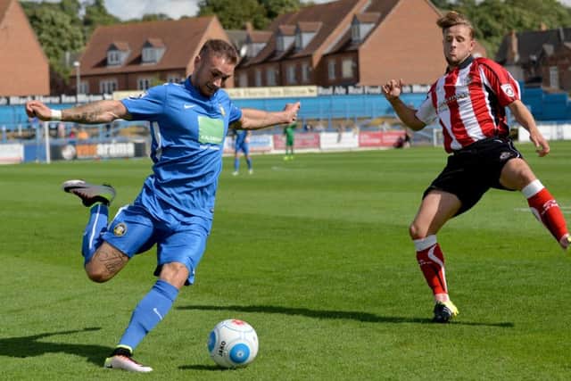 Gainsborough Trinity's Ashley Worsfold.