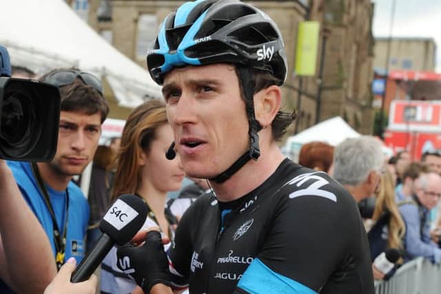 British cycling star Geraint Thomas is set to lead Team Sky at the Tour of Britain. Picture: Bruce Rollinson.