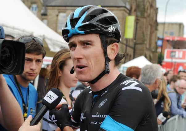 British cycling star Geraint Thomas is set to lead Team Sky at the Tour of Britain. Picture: Bruce Rollinson.