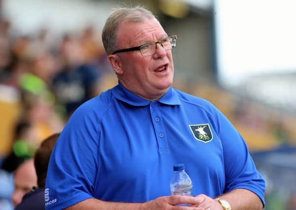 Mansfield Town v Luton Town
English League Football - Sky BET League Two
Field Mill, Mansfield, England
26th August 2017
Mansfield Town Manager Steve Evans
Picture by Dan Westwell