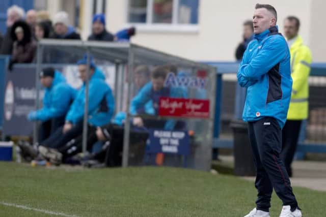 Gainsborough Trinity manager Dave Frecklington.