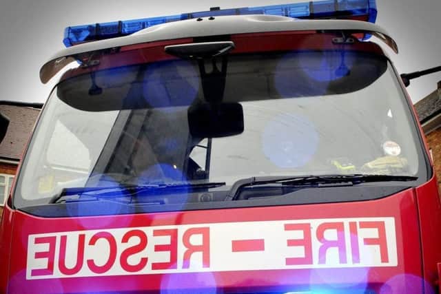 Fire crews were called to an incident