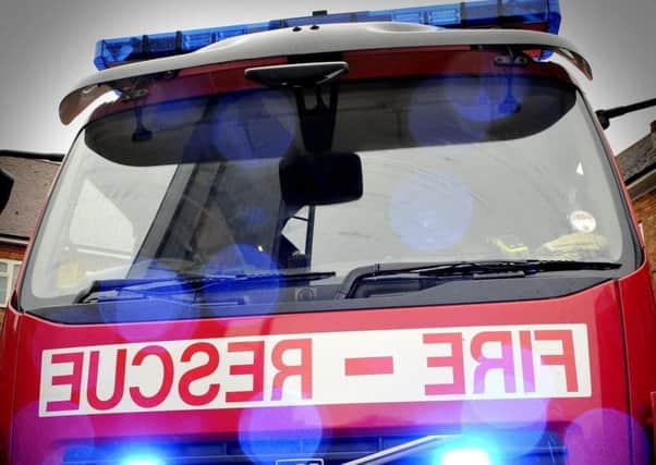 Fire crews were called to an incident