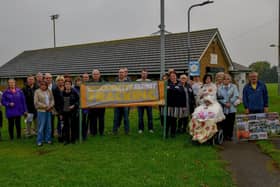 Anti-fracking demonstration at Woodsetts