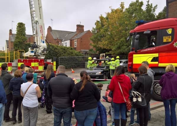 Worksop fire station open day. Photo from Mark Dooley