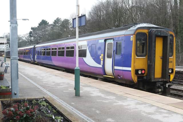 Buxton railway station.
