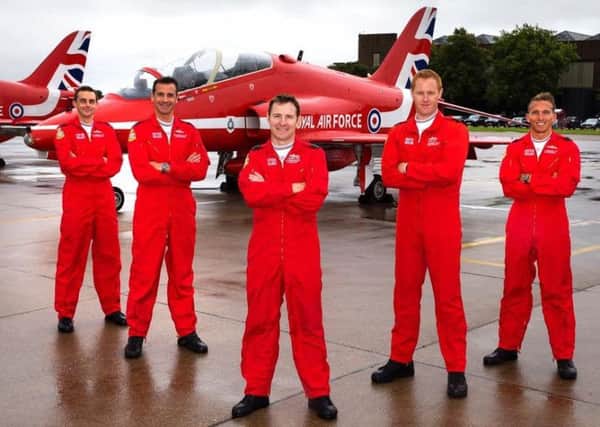 The new team of the Red Arrows.