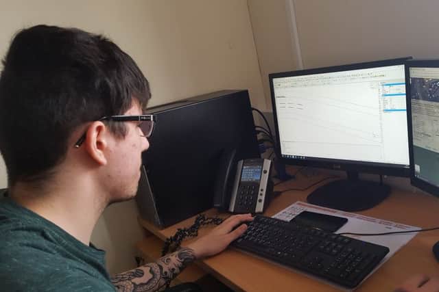 NTS CAD technician Sam Piatt