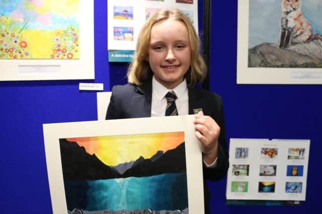 Crowles Charlotte Ashworth with her entry for June