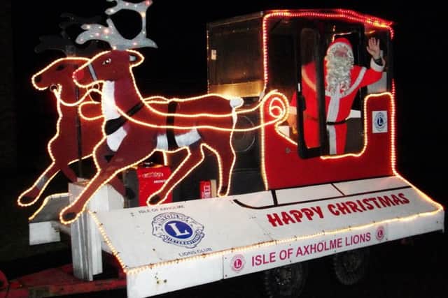 Isle of Axholme Lions' Santa sleigh
