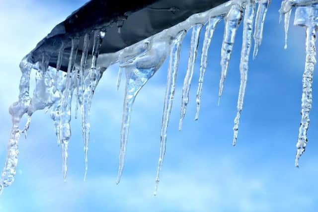 Ice warning