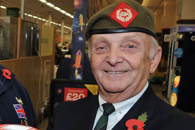 Frank Charlton, Chairman of the Gainsborough and District Branch of the Royal British Legion.