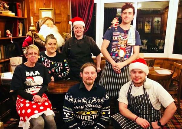 Staff members pictured l-r Cassie O'Gorman, Bar Tender, Leah Merchant, Assistant General Manager, Zoe Fox, Manager, James Mellows, Bar Tender, Sean Mellows, Assistant kitchen manager and Daniel Gobin, Chef. Picture: NDFP Punchbowl 8