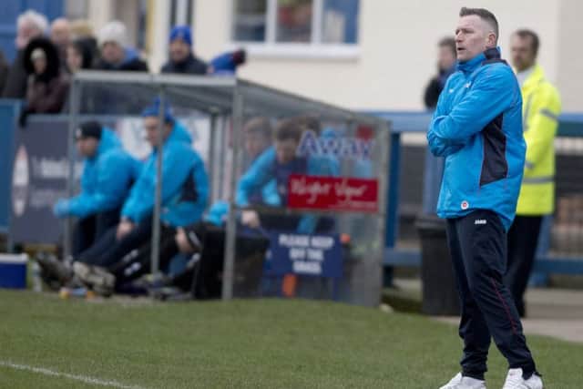 Gainsborough Trinity manager Dave Frecklington.