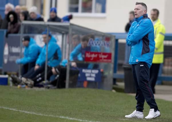 Gainsborough Trinity manager Dave Frecklington.