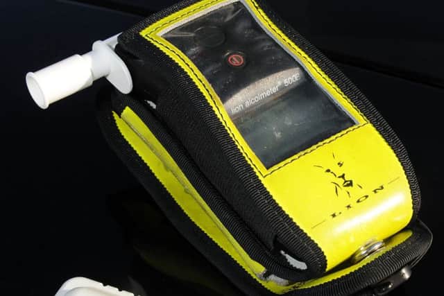 A breathalyzer and drug swob. Picture: Andrew Roe