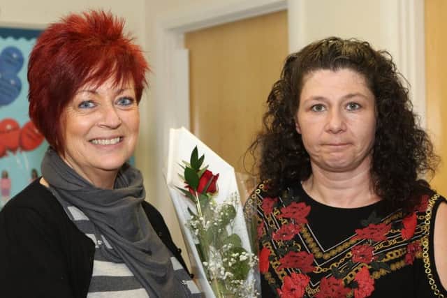 Tracy Gladwin has nominated her support worker Joanne Iben Mefteh for a Guardian Rose.