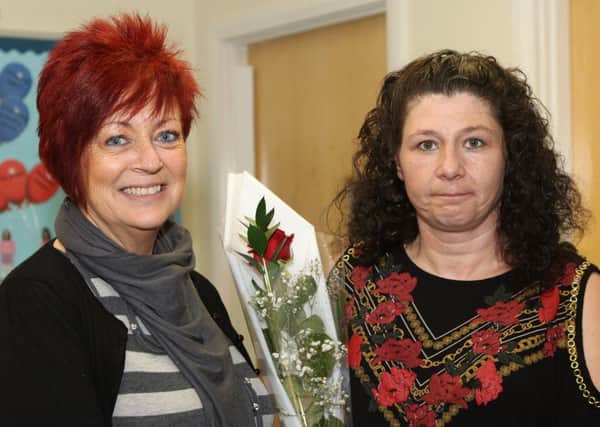 Tracy Gladwin has nominated her support worker Joanne Iben Mefteh for a Guardian Rose.