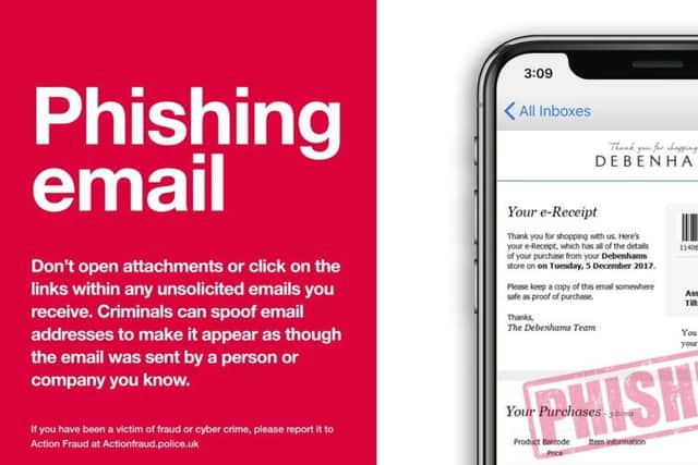 The Debenhams e-receipt