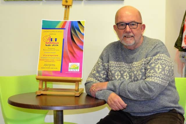 Artist Dennis Nash, whose work will be featured in Lindsey Lodge Hospices art exhibition and sale in April