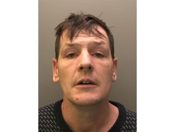 Gary Holmes, 44, was jailed for 49 months at Lincoln Crown Court. Image: Lincolnshire Police.