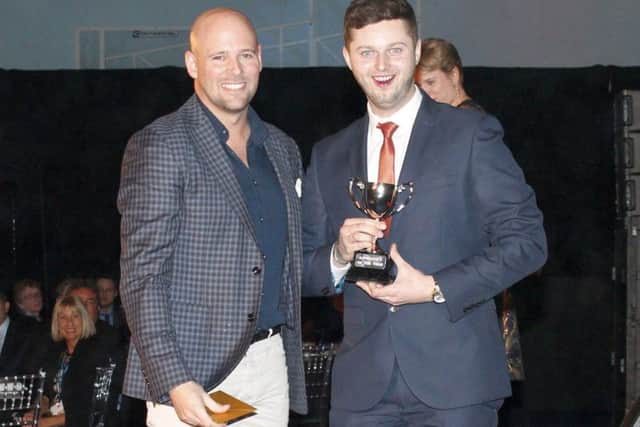 Craig Thomson is pictured with Dean Graham