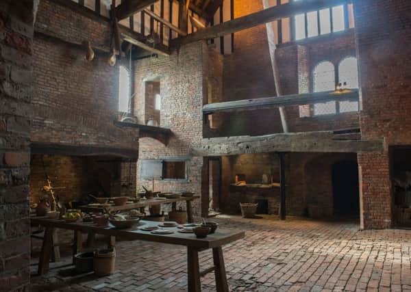 Medieval kitchen at Gainsborough Old Hall. Picture: Rich Hines