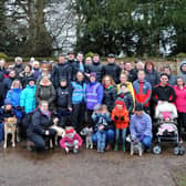 Family and friends join together for the Depression Awareness Walk in memory of Maisie Cousin-Stirk in Clumber Park on Saturday.