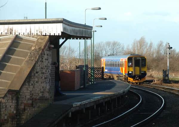 The ageing platform two at Gainsborough Lea Road station is soon to be replaced. Photo: Chris Etchells
