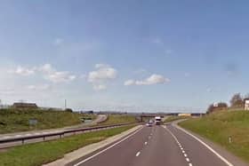 The collision happened on the A1 southbound near Blyth Services.