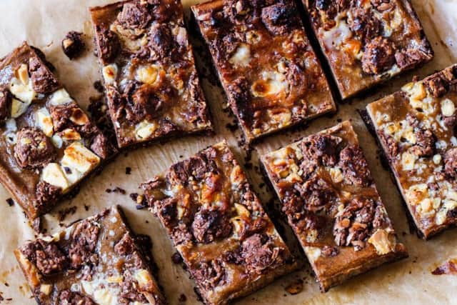 Peanut butter bars. Photo supplied by: thespoonandwhisk.blogspot.co.uk
