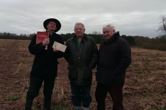 David Belton, Knaith Parish Council, Frank Powell and Tony Morphet