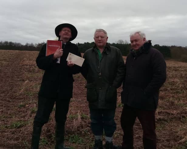 David Belton, Knaith Parish Council, Frank Powell and Tony Morphet