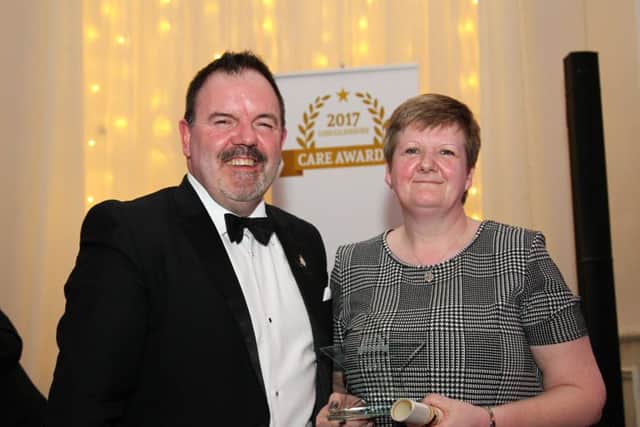 Karen Merrills - winner of the Apetito Best Supporting Role award.