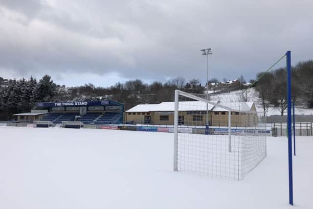 Matlock Town's Causeway Lane under a blanket of snow. Pic by Steven Greenhough.