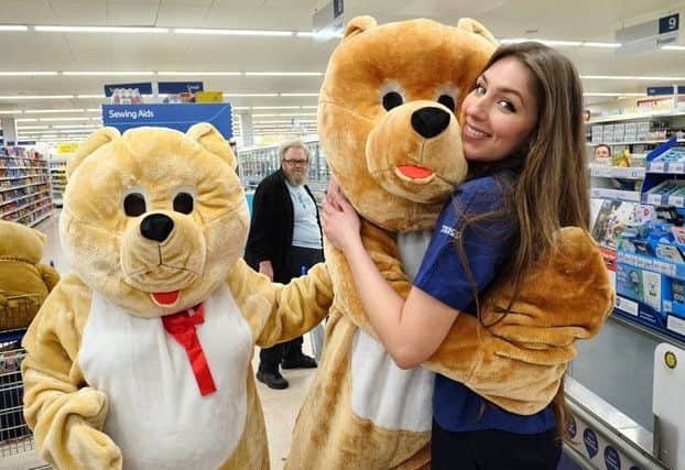 Stepping Stone Theatre offered 'bear hug' to Tesco customers and staff
