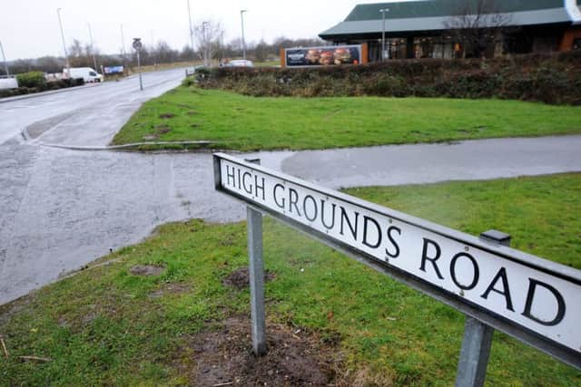 Site at High Grounds of a potential new development including a hotel and restaurants.